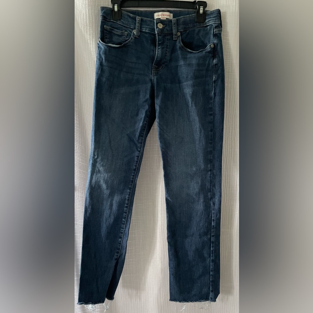 Lucky Brand Dark Blue Straight Leg Jeans